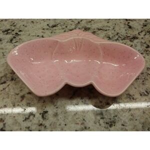 Vintage Pink Valley Vista California Strawberry Pottery Dish Mid Century…